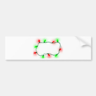 Christmas Lights Bumper Sticker