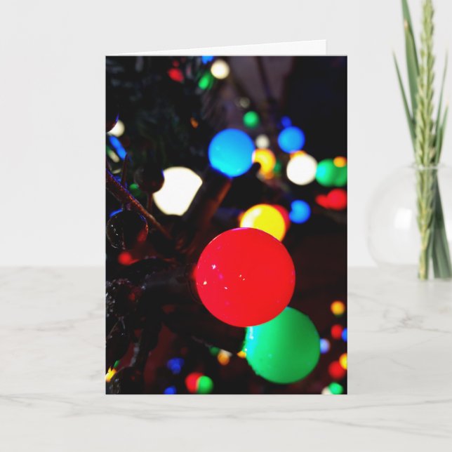 Christmas Lights Card (Front)