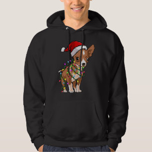 Christmas Lights Chihuahua Cute Chihuahua Dog Hoodie