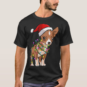 Christmas Lights Chihuahua Cute Chihuahua Dog T-Shirt