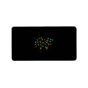 christmas lights chihuahua cute gifts dog lovers label