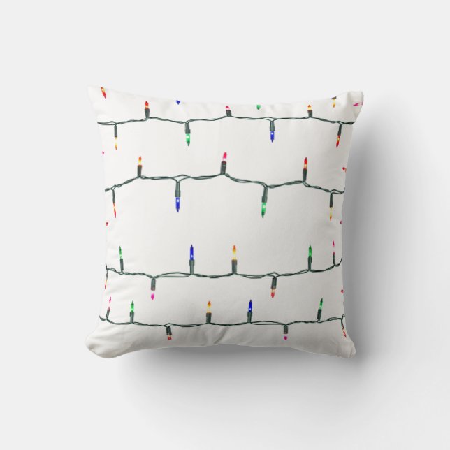 Christmas lights   cushion (Front)