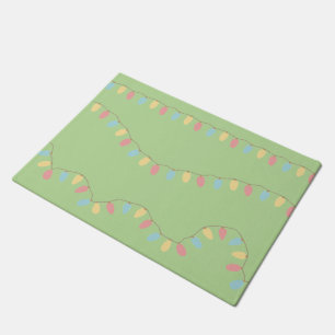 Christmas Lights Doormat