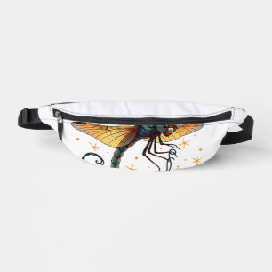 Christmas Lights Dragonfly Bum Bags