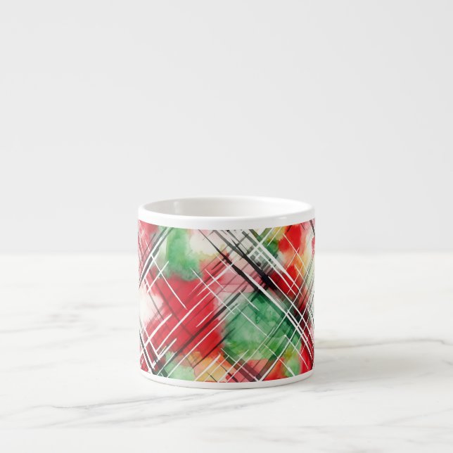 Christmas Lights Espresso Mug (Front)