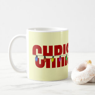 Christmas Lights Fun Festive Cool Christmas Coffee Mug