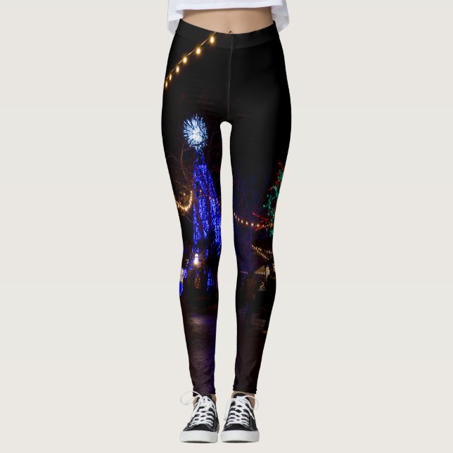 Christmas Lights Galore Leggings (Front)