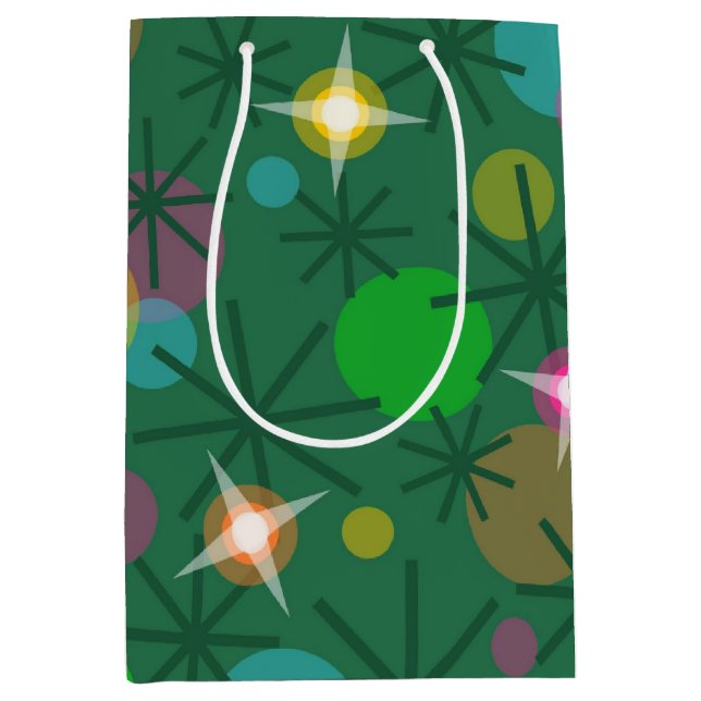 Christmas Lights gift bag medium (Front)