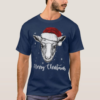 Christmas Lights Goat XMas Pajama  T-Shirt