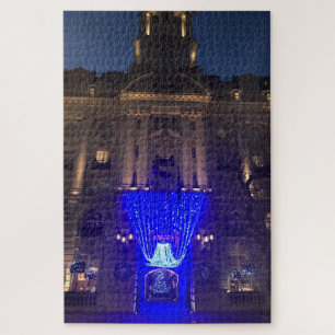 Christmas Lights, High Holborn, London UK Jigsaw Puzzle