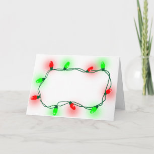 Christmas Lights Holiday Card