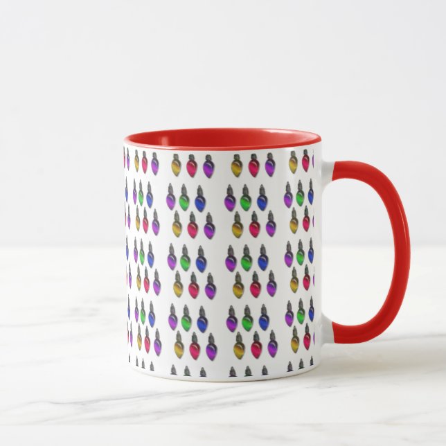 Christmas Lights Holiday Coffee Mug (Right)