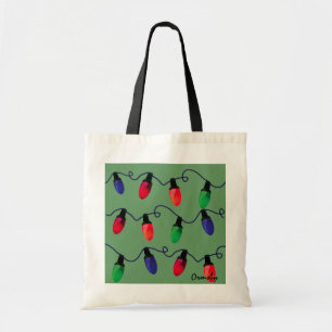 Christmas Lights- holiday gift tote Bag