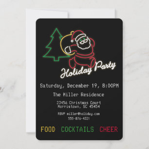 Christmas Lights Holiday Party Invitation