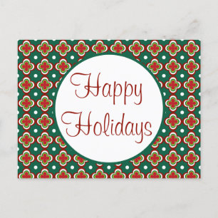 Christmas Lights Holiday Postcard