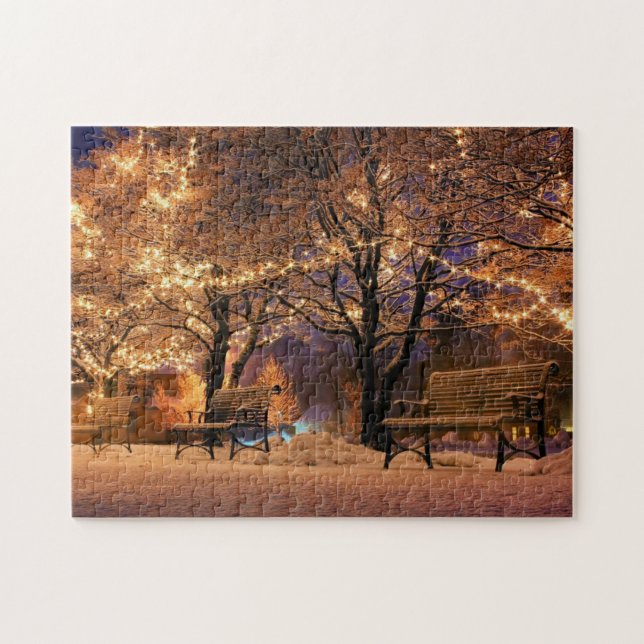 Christmas lights jigsaw puzzle (Horizontal)