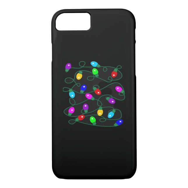 Christmas Lights -Let's Get Lit Lights- Merry & Br Case-Mate iPhone Case (Back)