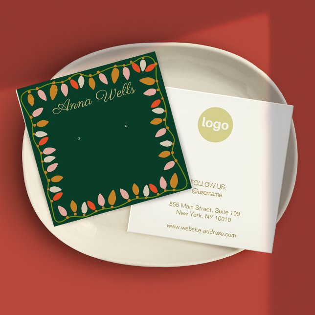 Christmas LIghts  Logo Earring Display Card (Creator Uploaded)