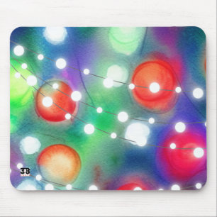 Christmas Lights Mouse Pad