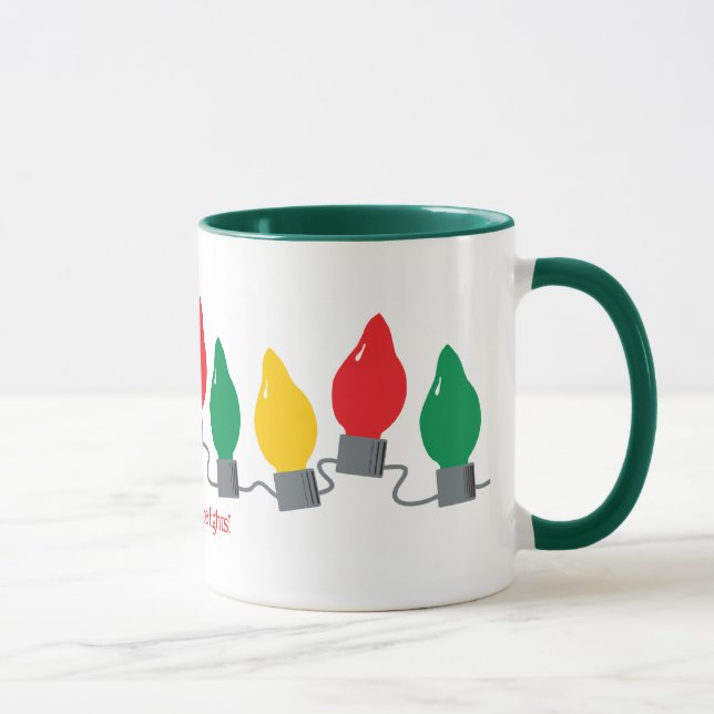 Christmas lights mug (Right)
