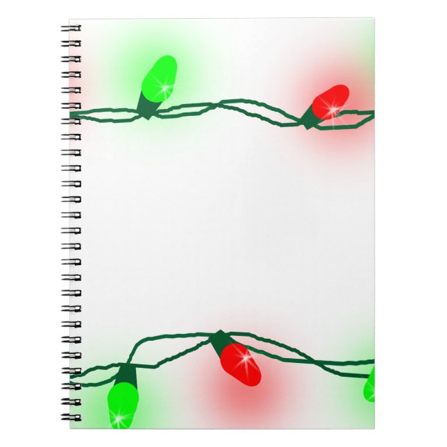 Christmas Lights Notebook (Front)