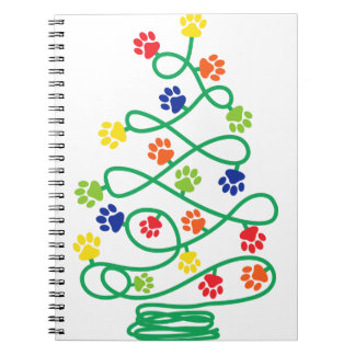 Christmas lights notebook