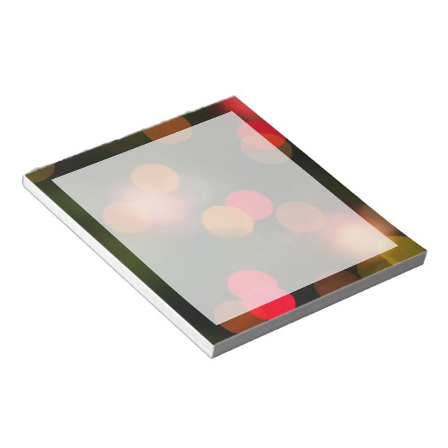 Christmas Lights Notepad (Angled)
