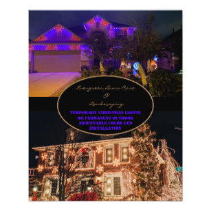 Christmas Lights or Permanent Outdoor LED  Flyer