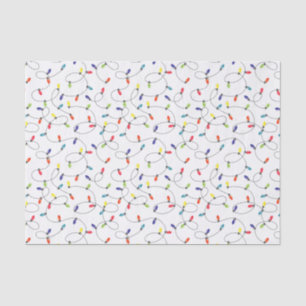 Christmas Lights Pattern Tissue Paper