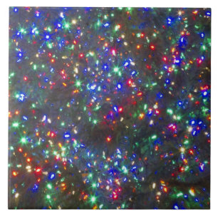 Christmas lights, Portland, Oregon Ceramic Tile
