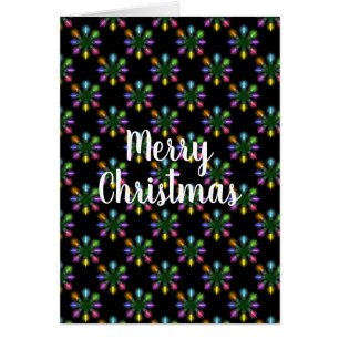 Christmas lights snowflake