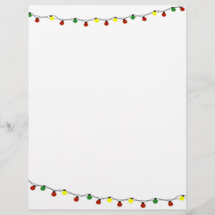 Christmas Lights Stationery
