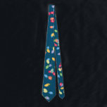 Christmas Lights Tangle Tie<br><div class="desc">A colourful rainbow of Christmas lights in a tangled,  of course,  string</div>