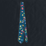 Christmas Lights Tangle Tie<br><div class="desc">A colourful rainbow of Christmas lights in a tangled, of course, string</div>