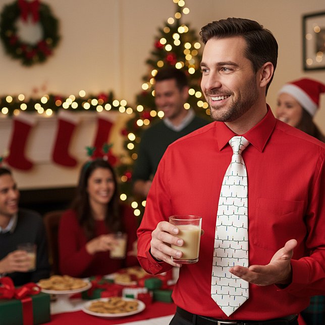 Christmas lights   tie (Creator Uploaded)