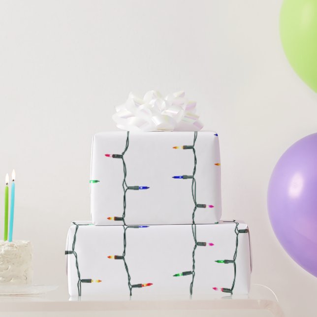 Christmas lights  wrapping paper (Party Gifts)