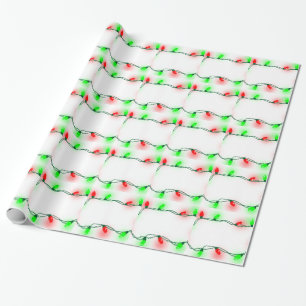 Christmas Lights Wrapping Paper