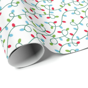 Christmas Lights Wrapping Paper
