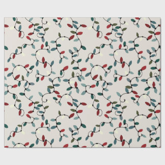 Christmas Lights Wrapping Paper