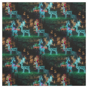 christmas lights xmas fabric