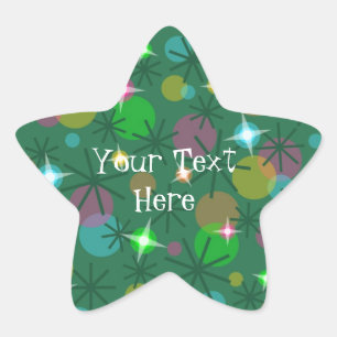 Christmas Lights 'Your Text' sticker star