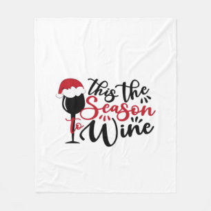 Christmas Lines Abstract Merchandise Fleece Blanket