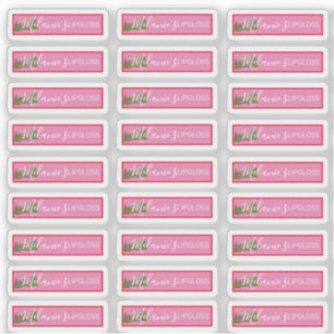 Christmas Lip Gloss Packaging Logo Branding