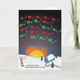 Christmas List Holiday Card