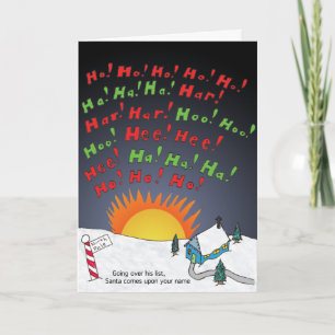 Christmas List Holiday Card