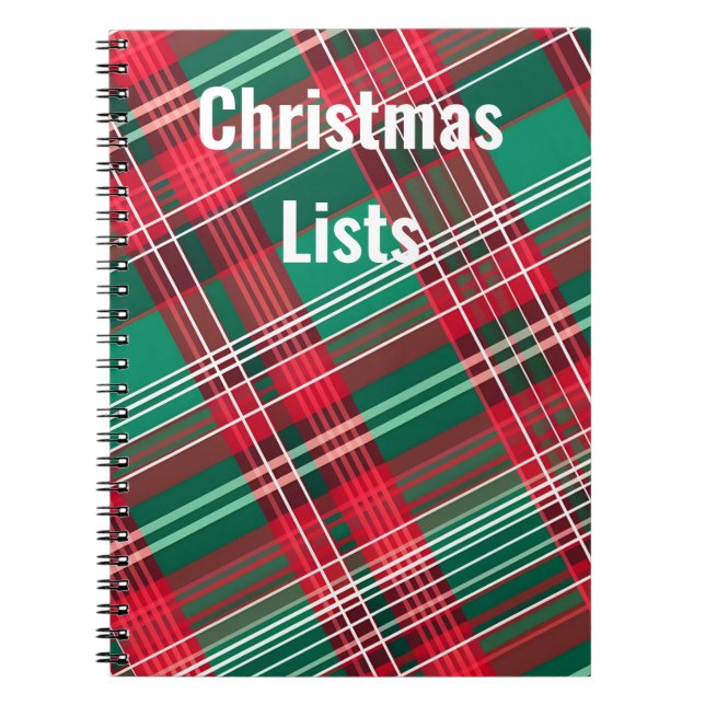 Christmas List Notebook (Front)