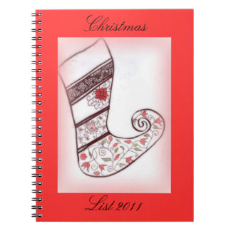 Christmas List Notebook