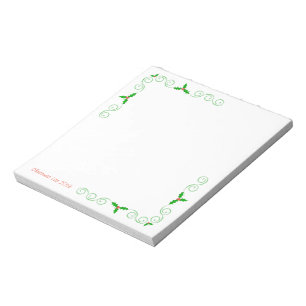 Christmas List Notepad