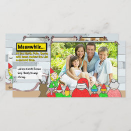 Christmas List Review Photo Card
