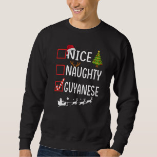 Christmas List Xmas Santa Claus Shirt, Nice Naught Sweatshirt